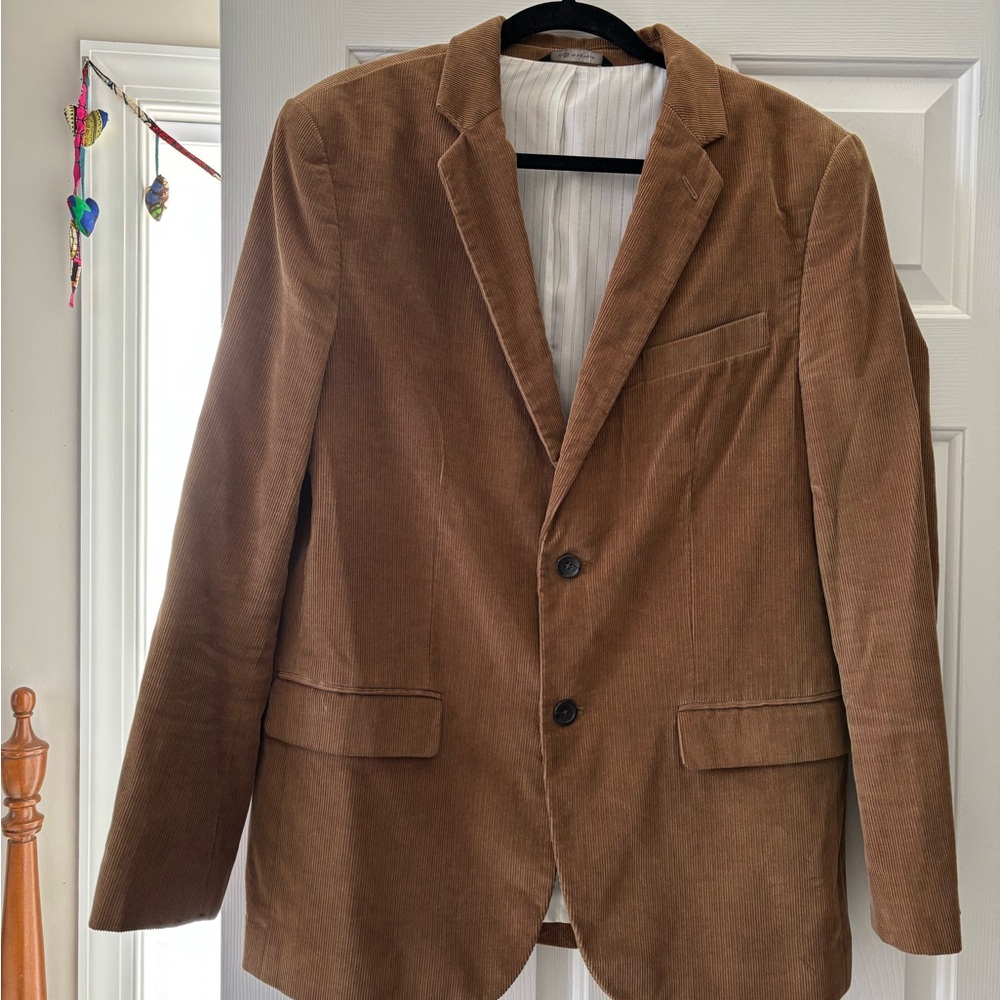 Banana Republic Tan Corduroy Blazer